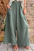 Pure Cotton Santos Quinn Culotte Pant Khaki /11 =